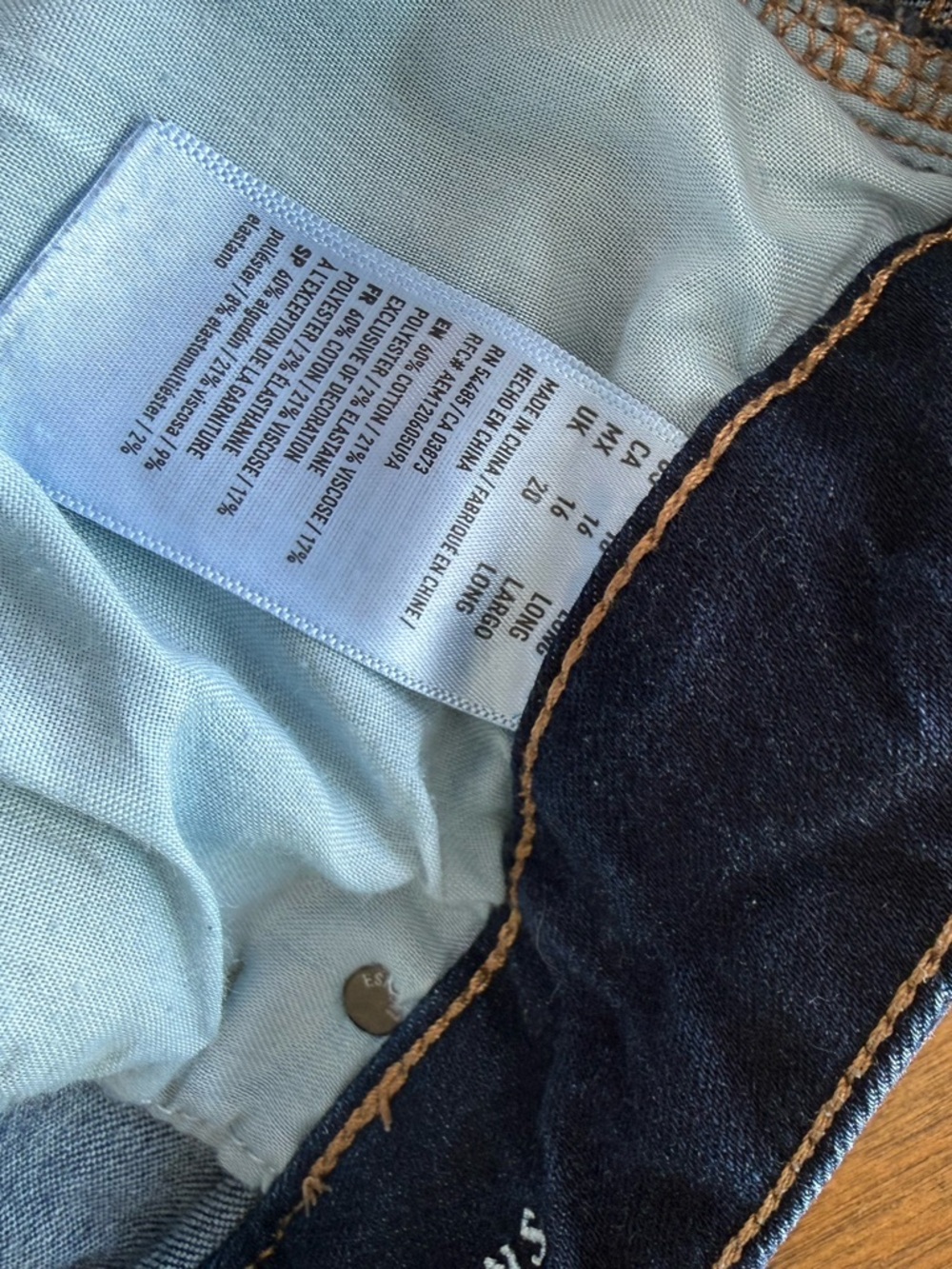 American Eagle Outfitters High-Rise Super Stretch Skinny Jeans 16 Long - Picture 12 of 12